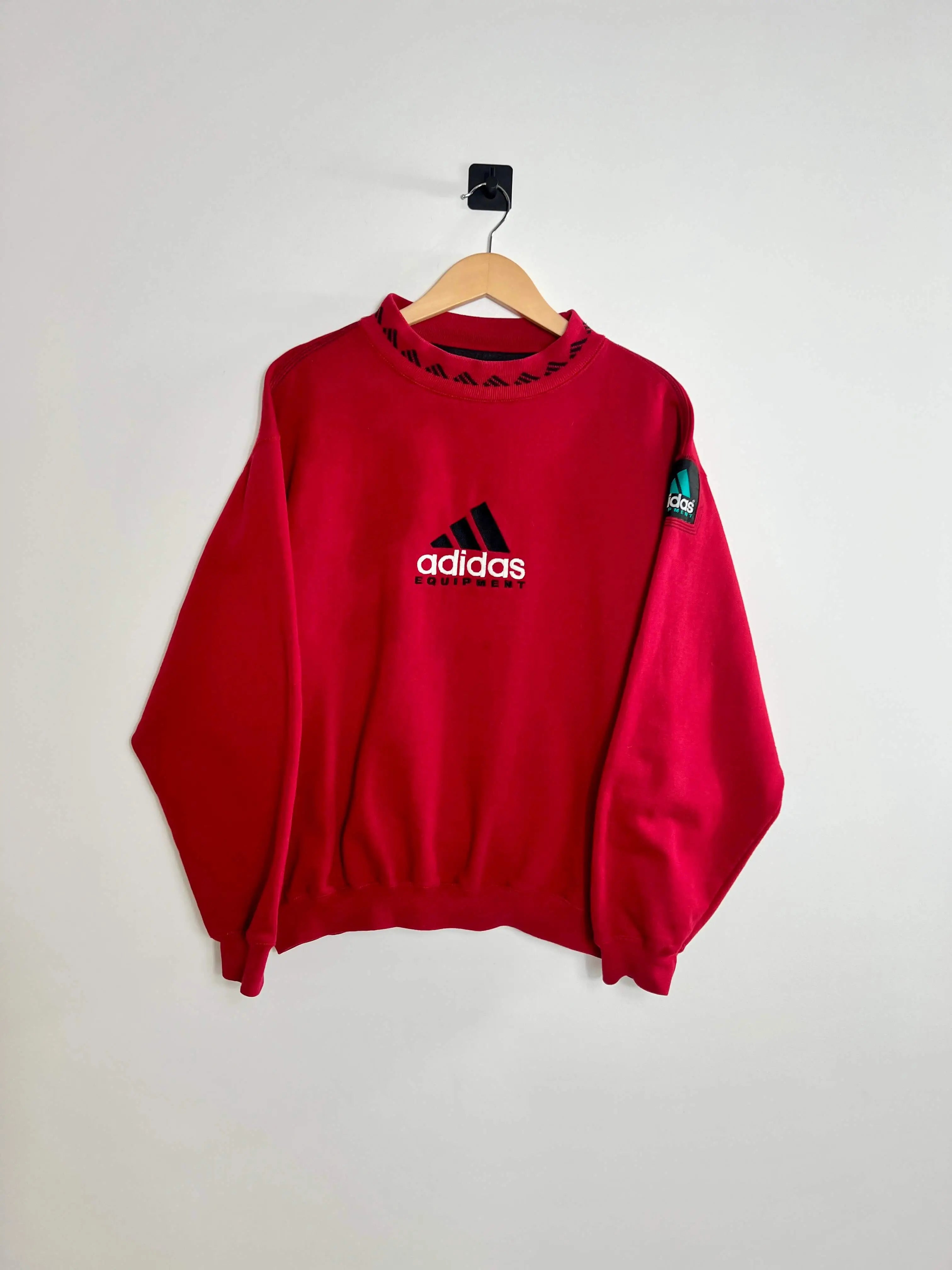 Adidas Equipment Vintage Sweatshirt Rouge vue de face