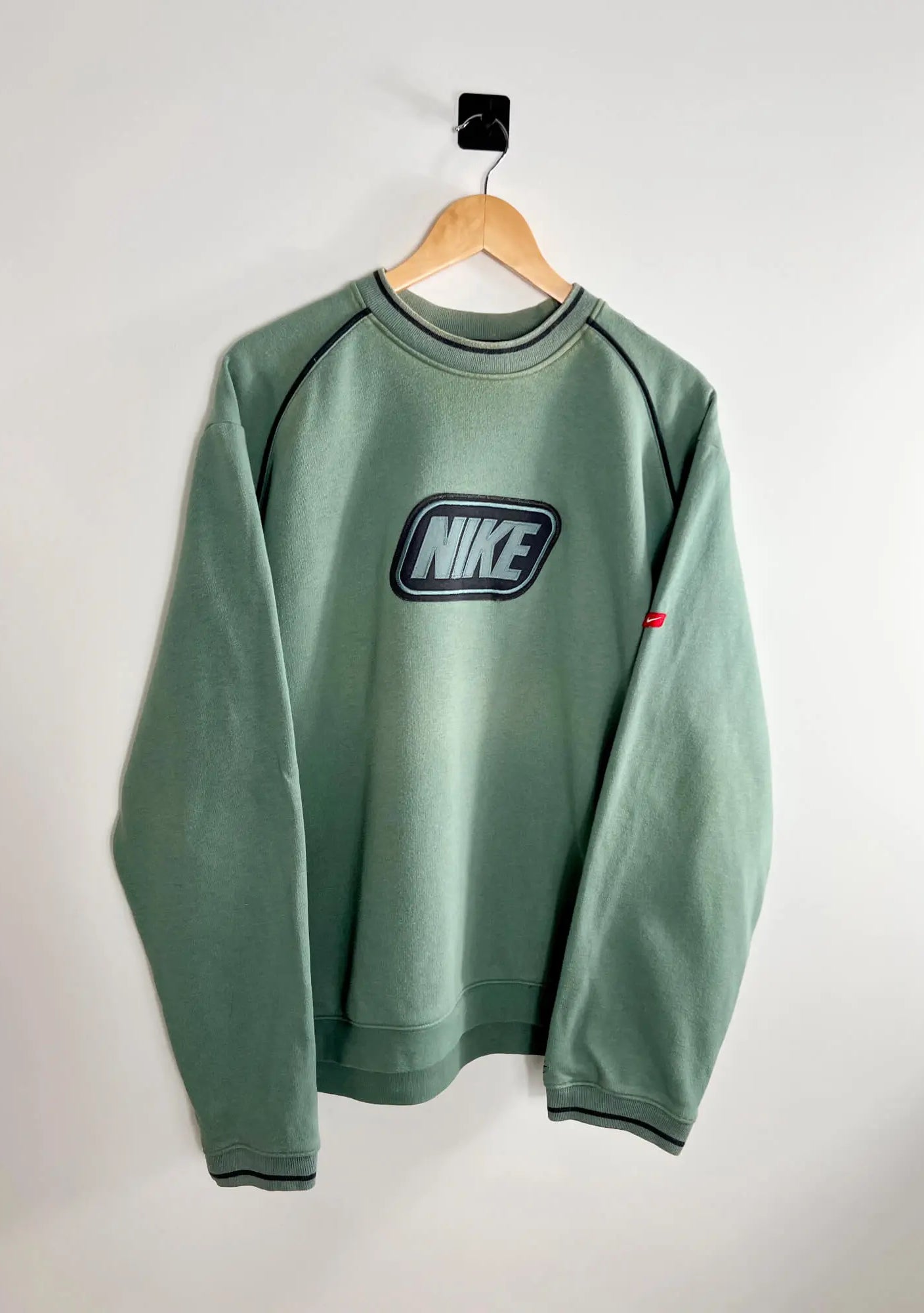 Nike Sweat Vintage Homme Vert vue de face