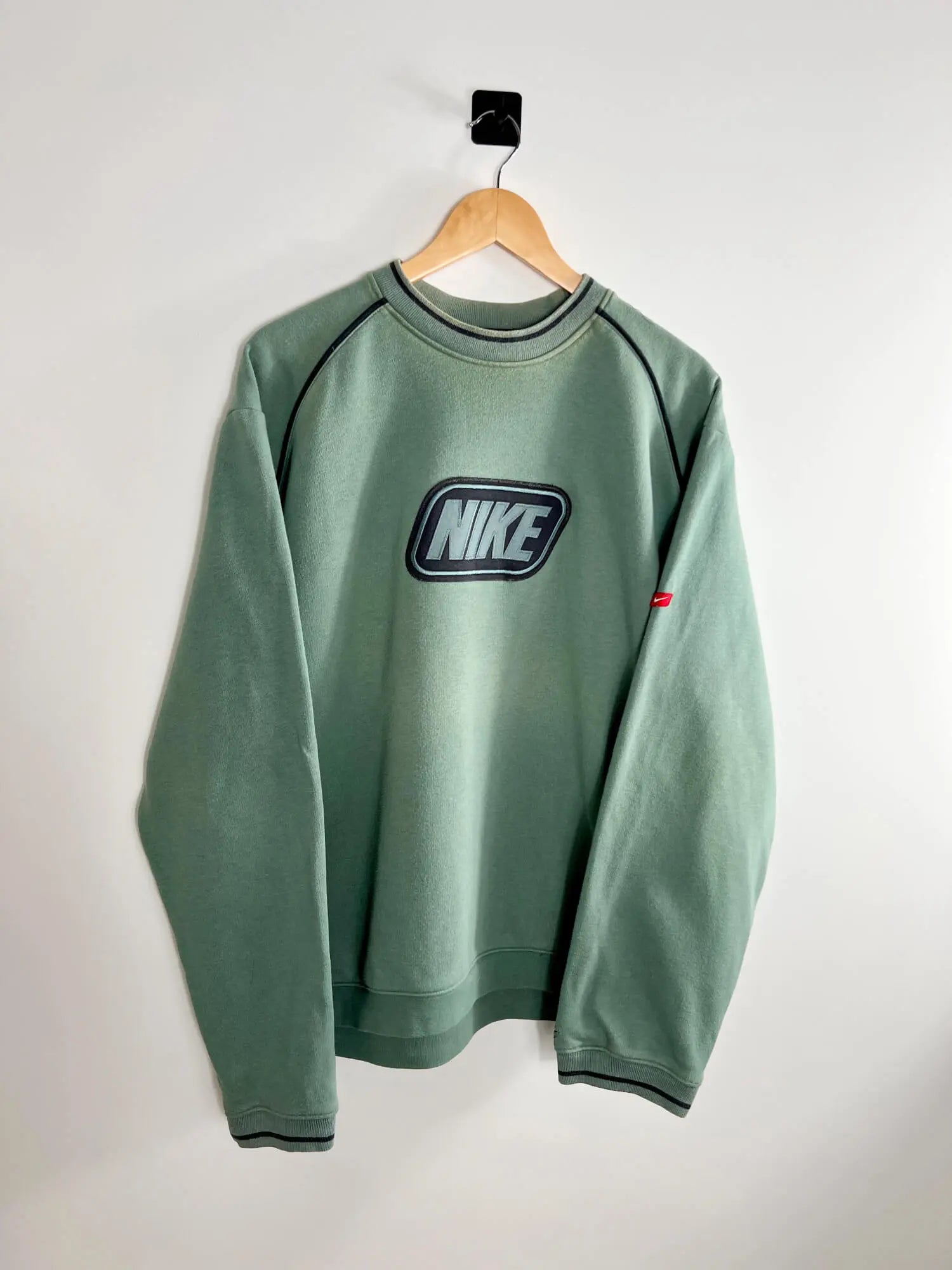 Nike Sweat Vintage Homme Vert vue de face