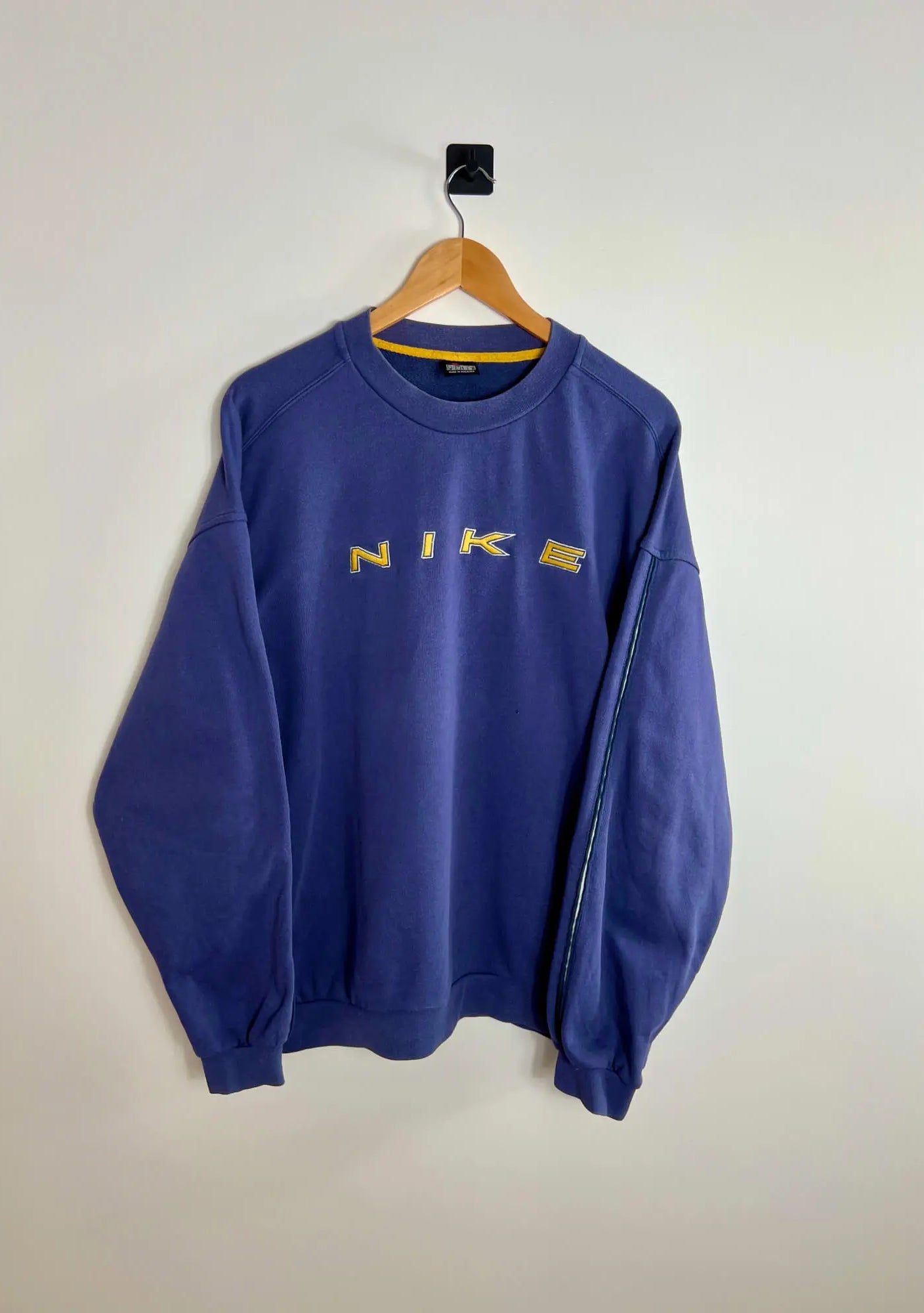 Nike Vintage 90s Sweatshirt Bleu vue de face