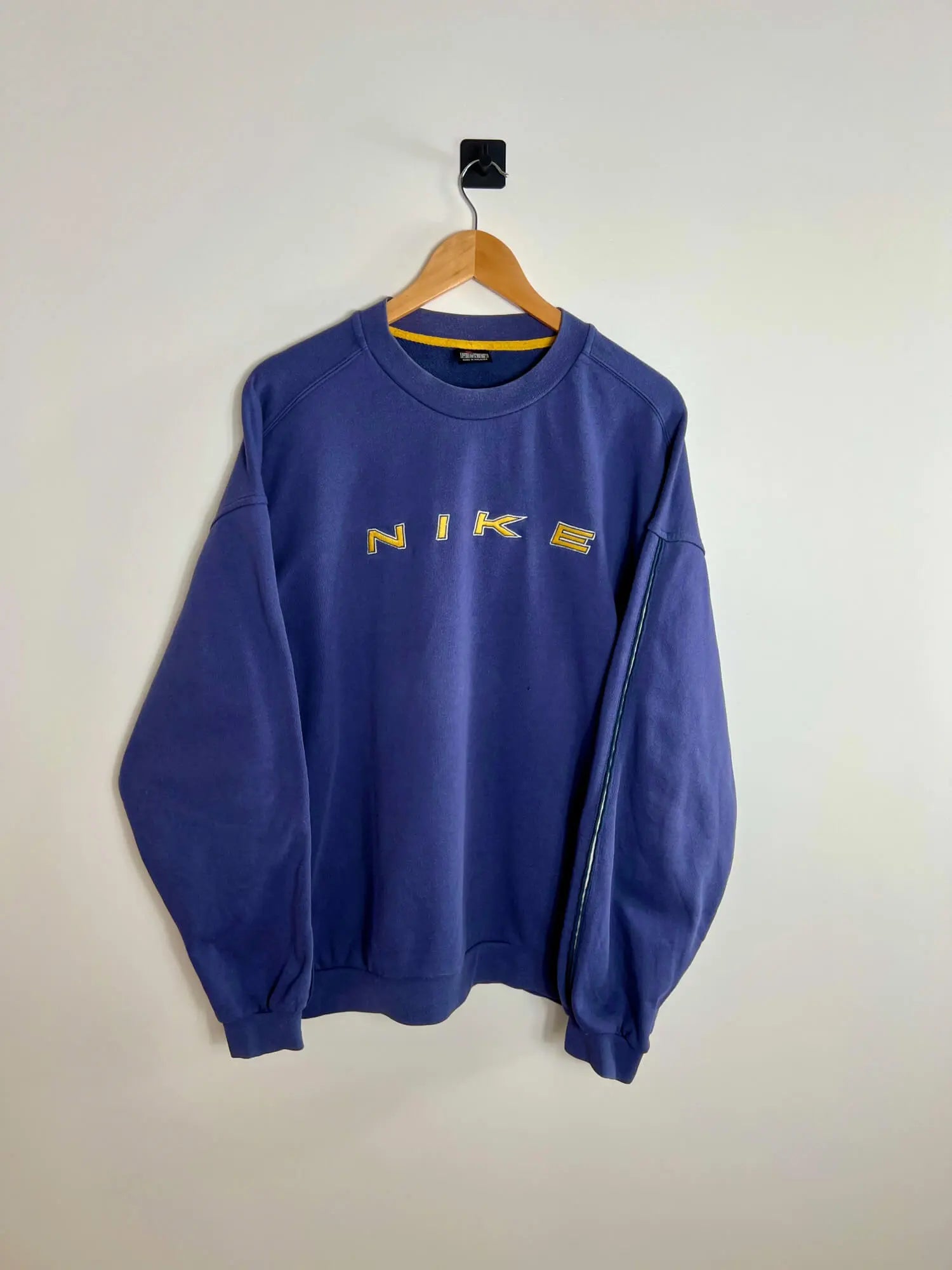 Nike Vintage 90s Sweatshirt Bleu vue de face