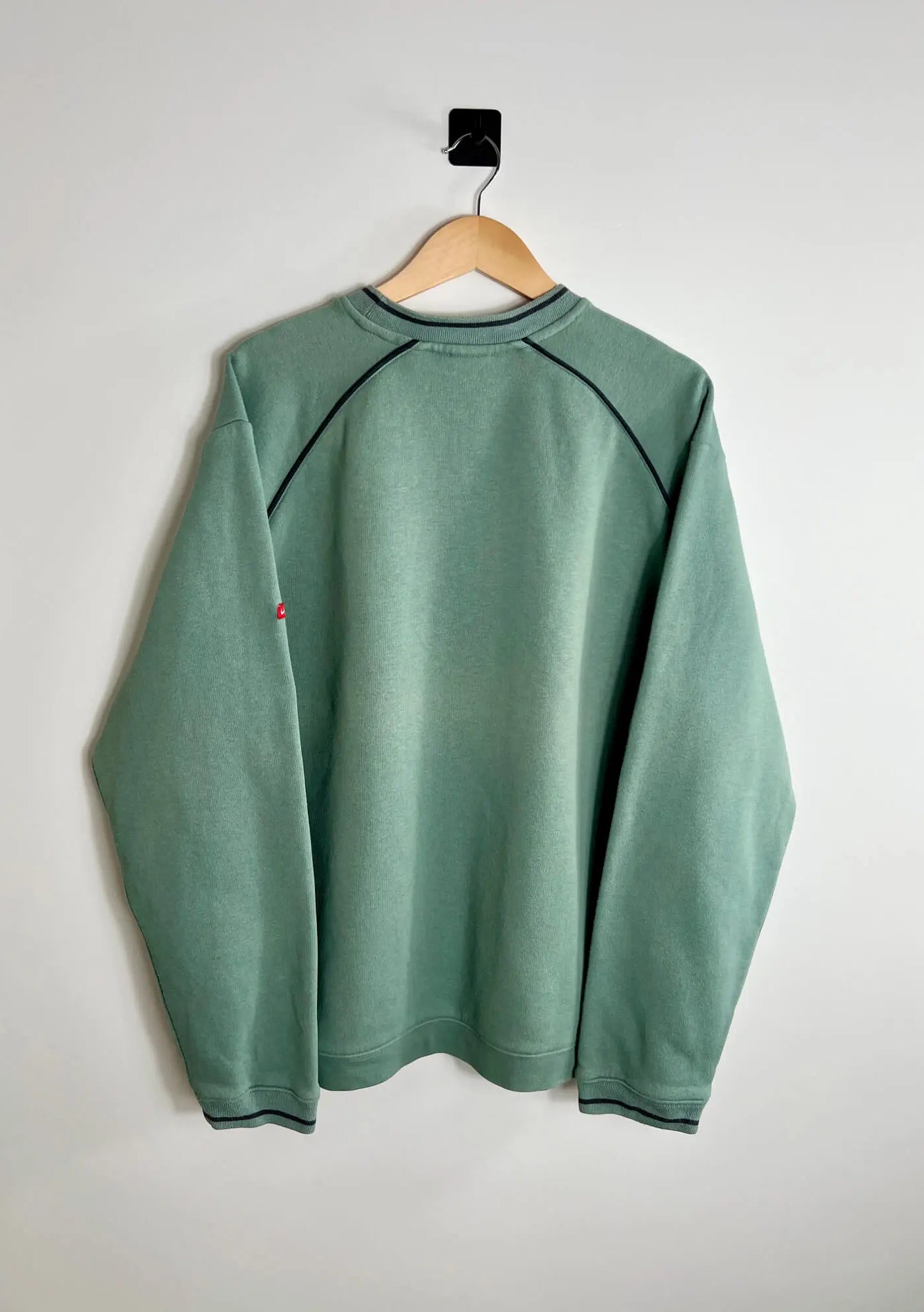 Nike Vintage Sweat Homme Vert 2000s vue de dos