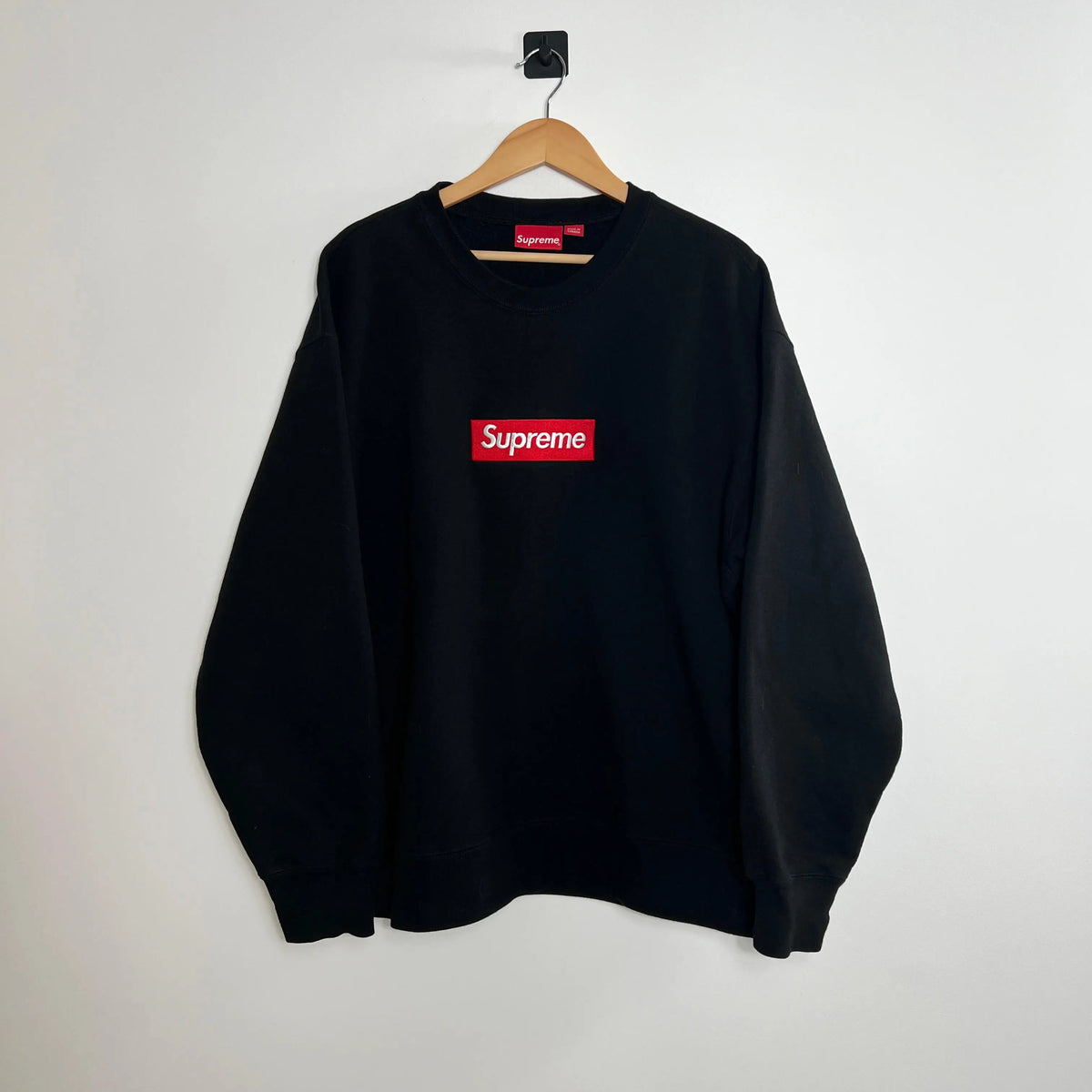 Supreme Box Logo Crewneck 黒 Mサイズ Buy Supreme Box Logo Crewneck 'Black' - FW15SW6 BLACK | GOAT