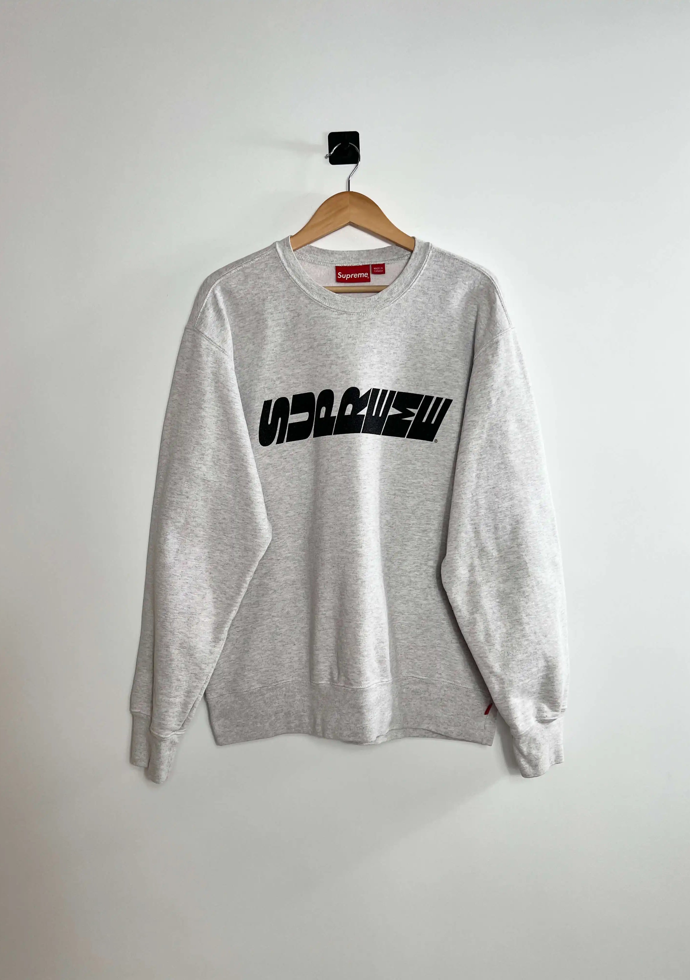 Suppreme Breed Crewneck Gris FW19 vue de face