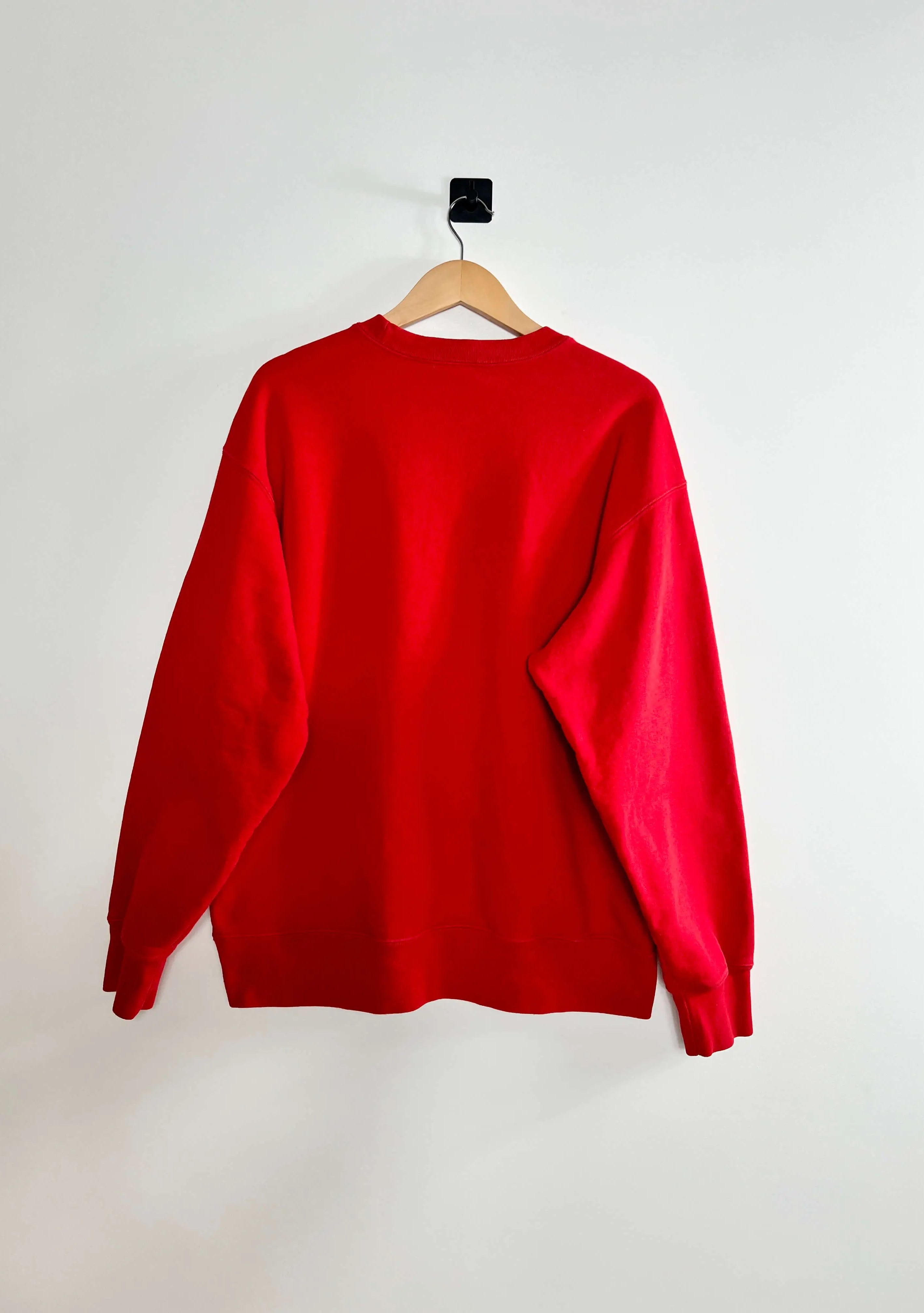 Supreme Shattered Logo Crewneck Rouge vue de dos