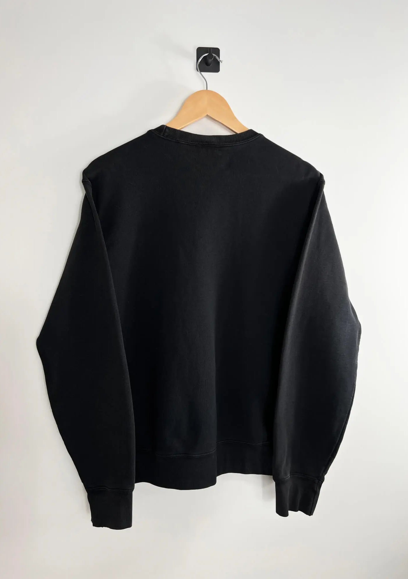 Supreme Underline Crewneck Noir SS20 vue de dos