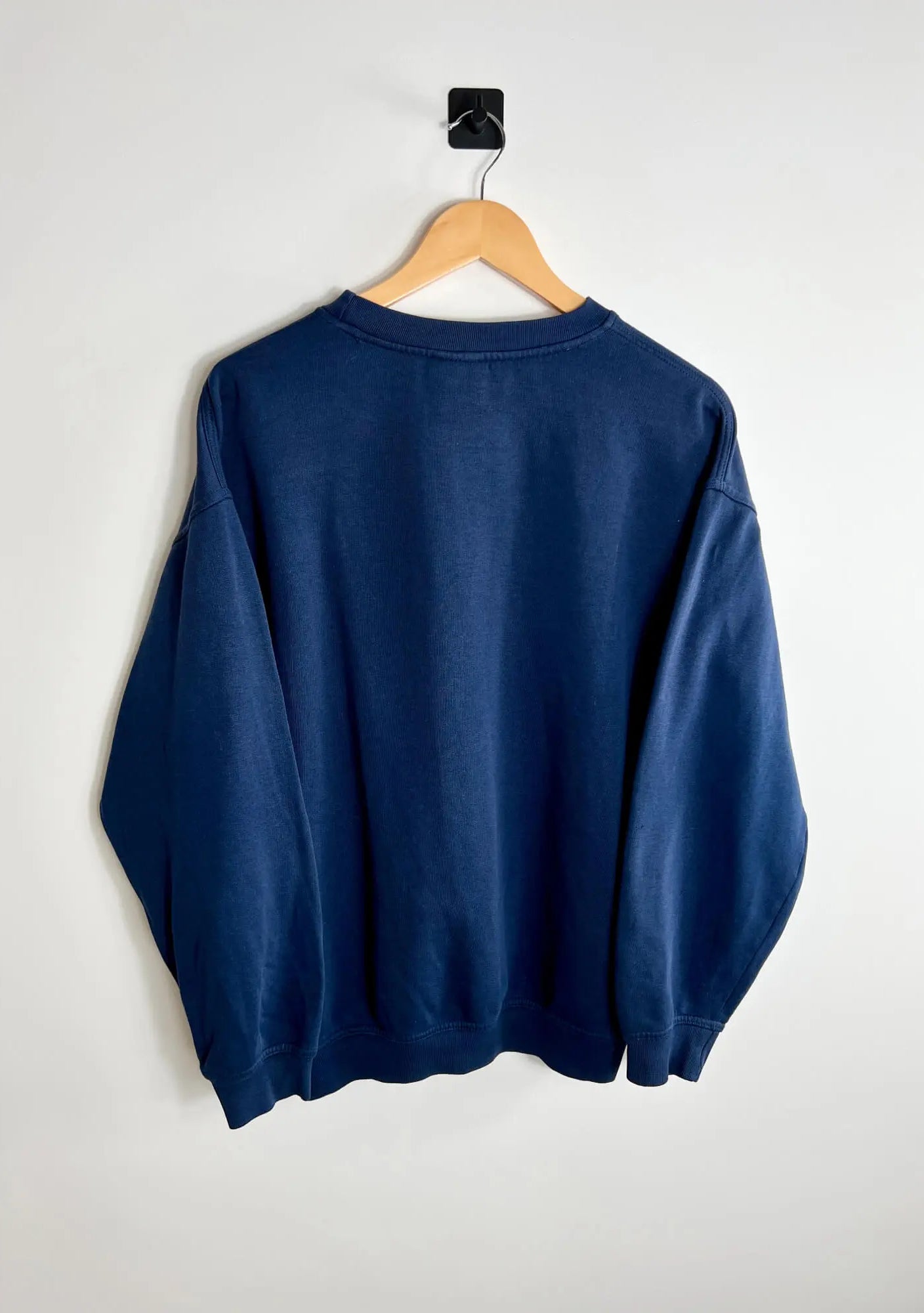 Sweat Adidas Vintage 90's Bleu Marine vue de dos