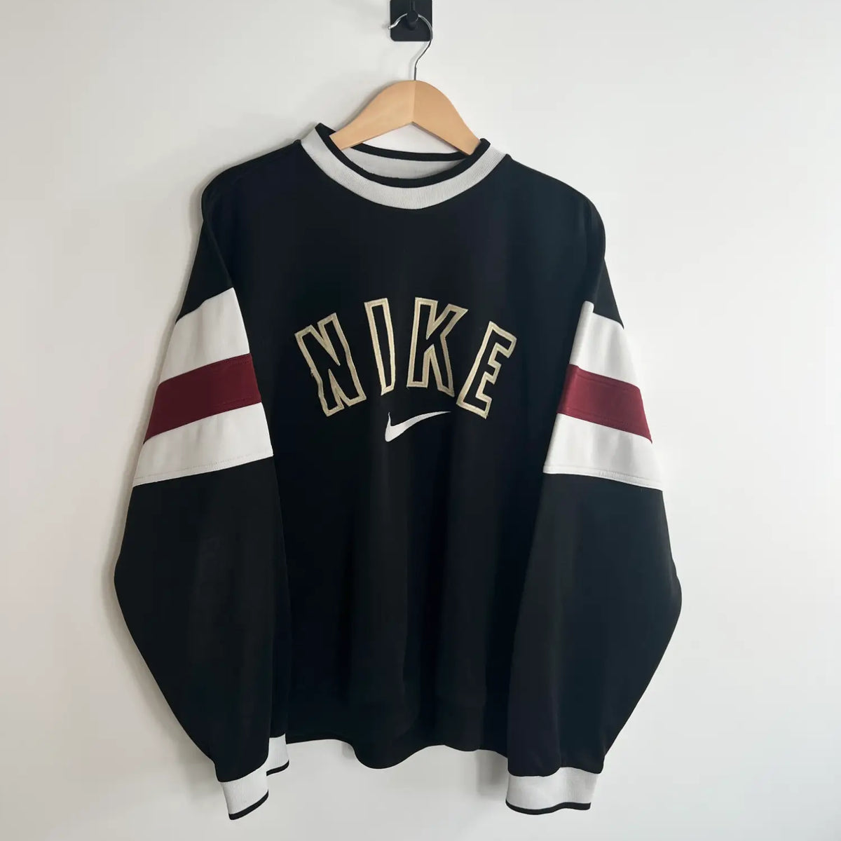 デッドストック90s NIKE sweat 90年代デッド NIKE スウェット black nike town - 夜型大型