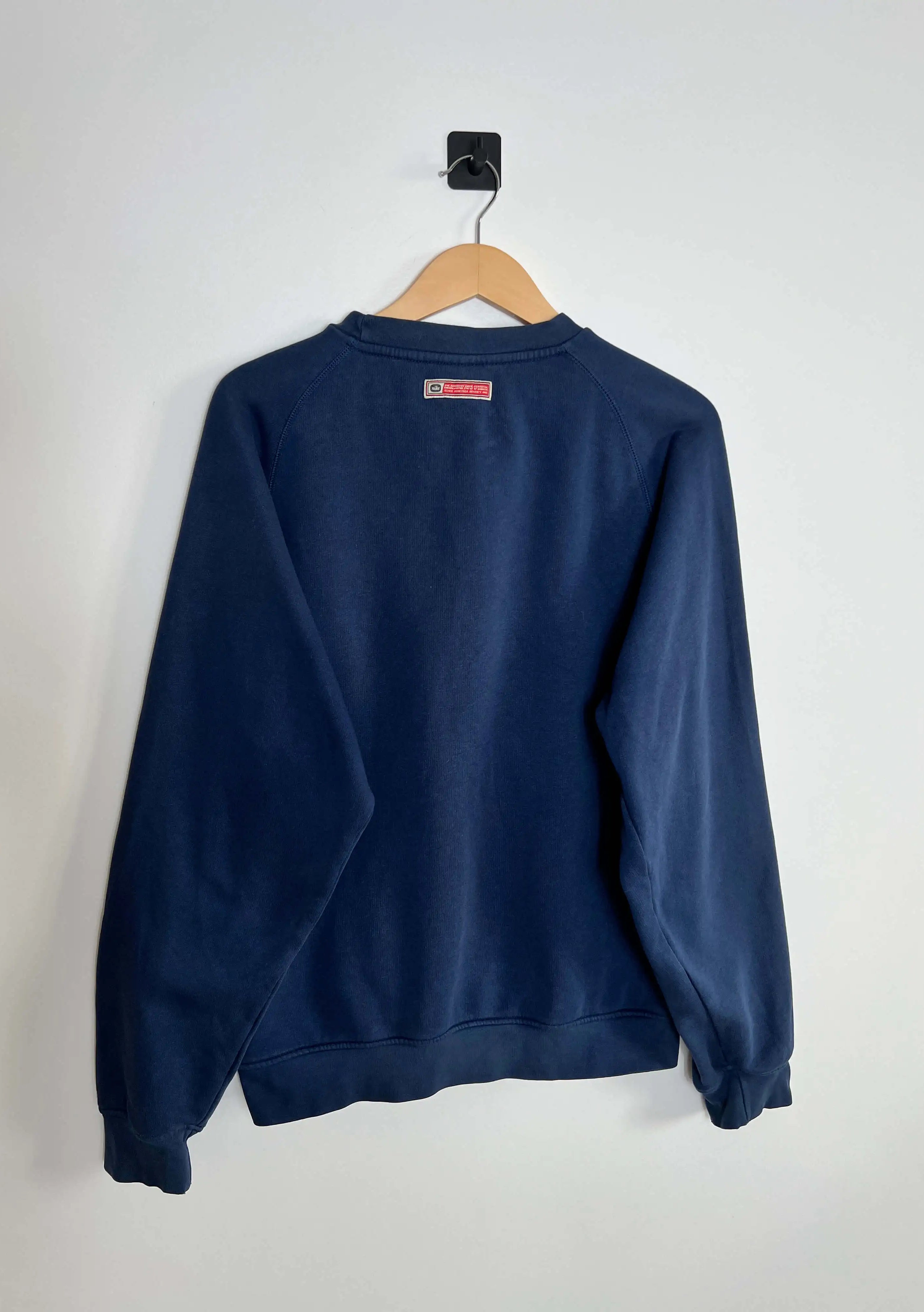 Sweatshirt Nike Vintage Année 2000 Bleu Marine vue de dos