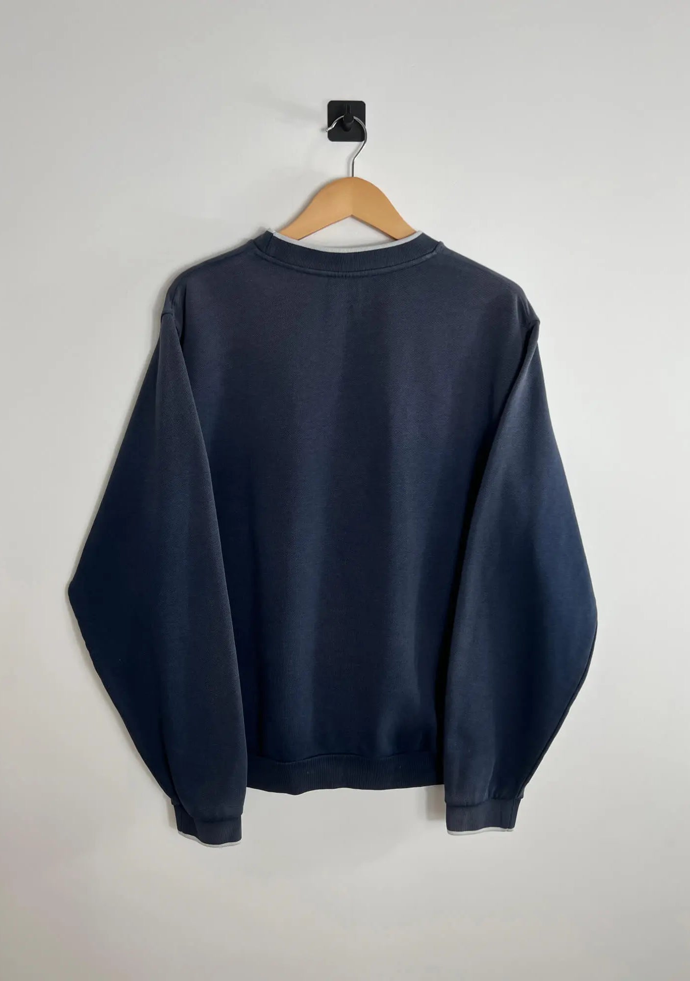 Vintage Jumpers Nike 2000s Bleu Marine vue de dos