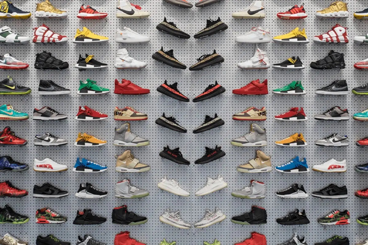 Mur de sneakers