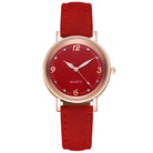 Luminous Quartz Glass Surface Fashion Watch for Women