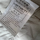 Cargo Carhartt Aviation Pant vista de etiqueta