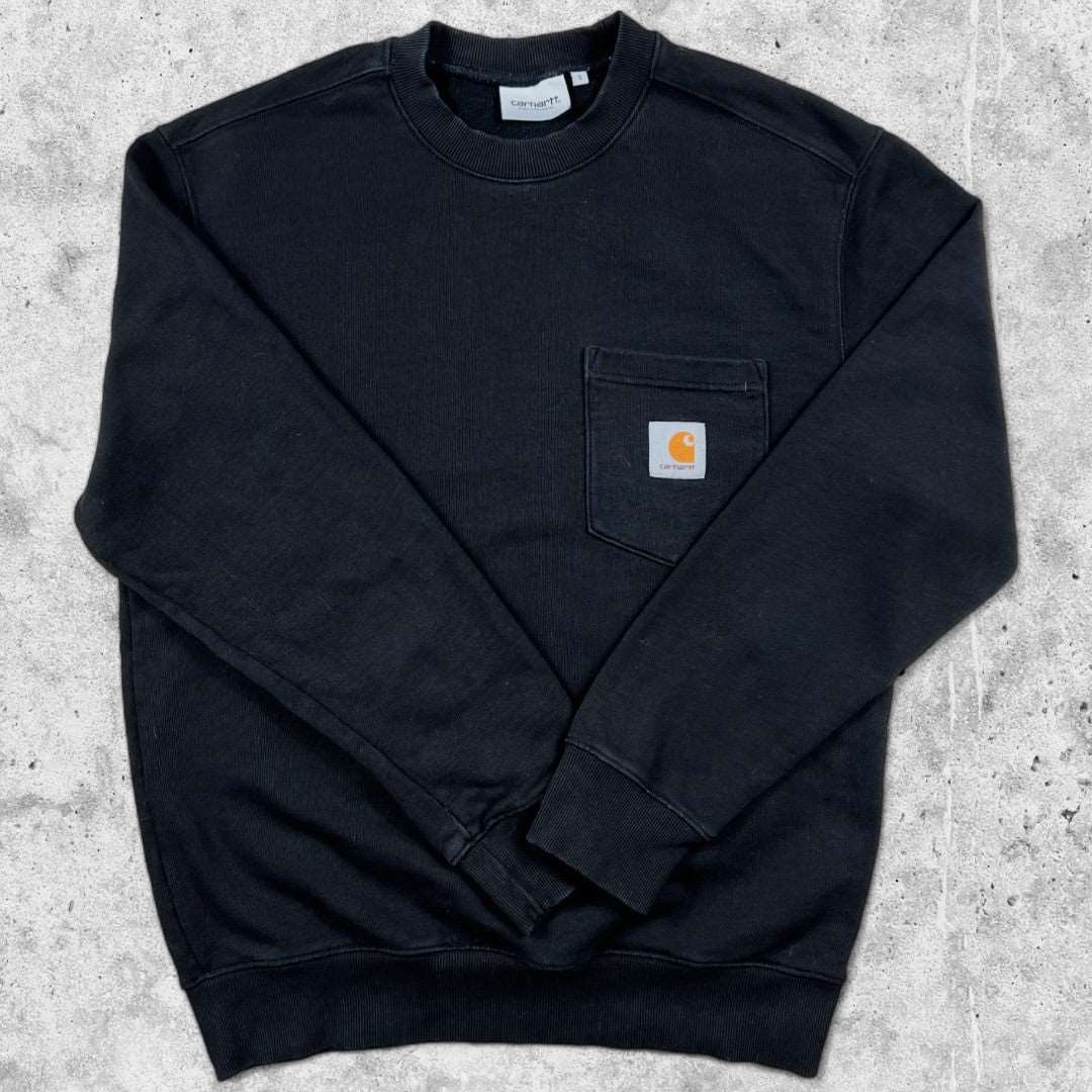 Carhartt Sweatshirt Noir Logo (S)