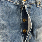 carhartt jean homme délavé vue de face avec les boutons