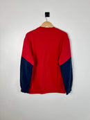 Nike 2000s Sweatshirt Rouge Mini Swoosh Brodé nike vue de dos