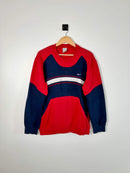 Nike 2000s Sweatshirt Rouge Mini Swoosh Brodé nike vue de face