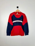 Nike 2000s Sweatshirt Rouge Mini Swoosh Brodé nike vue de face