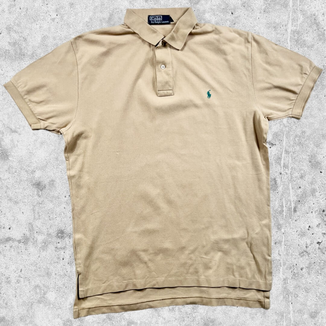 Ralph Lauren Polo Shirt Beige (M)