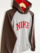 Vintage Nike Hoodie 2000s vue du logo nike brodé