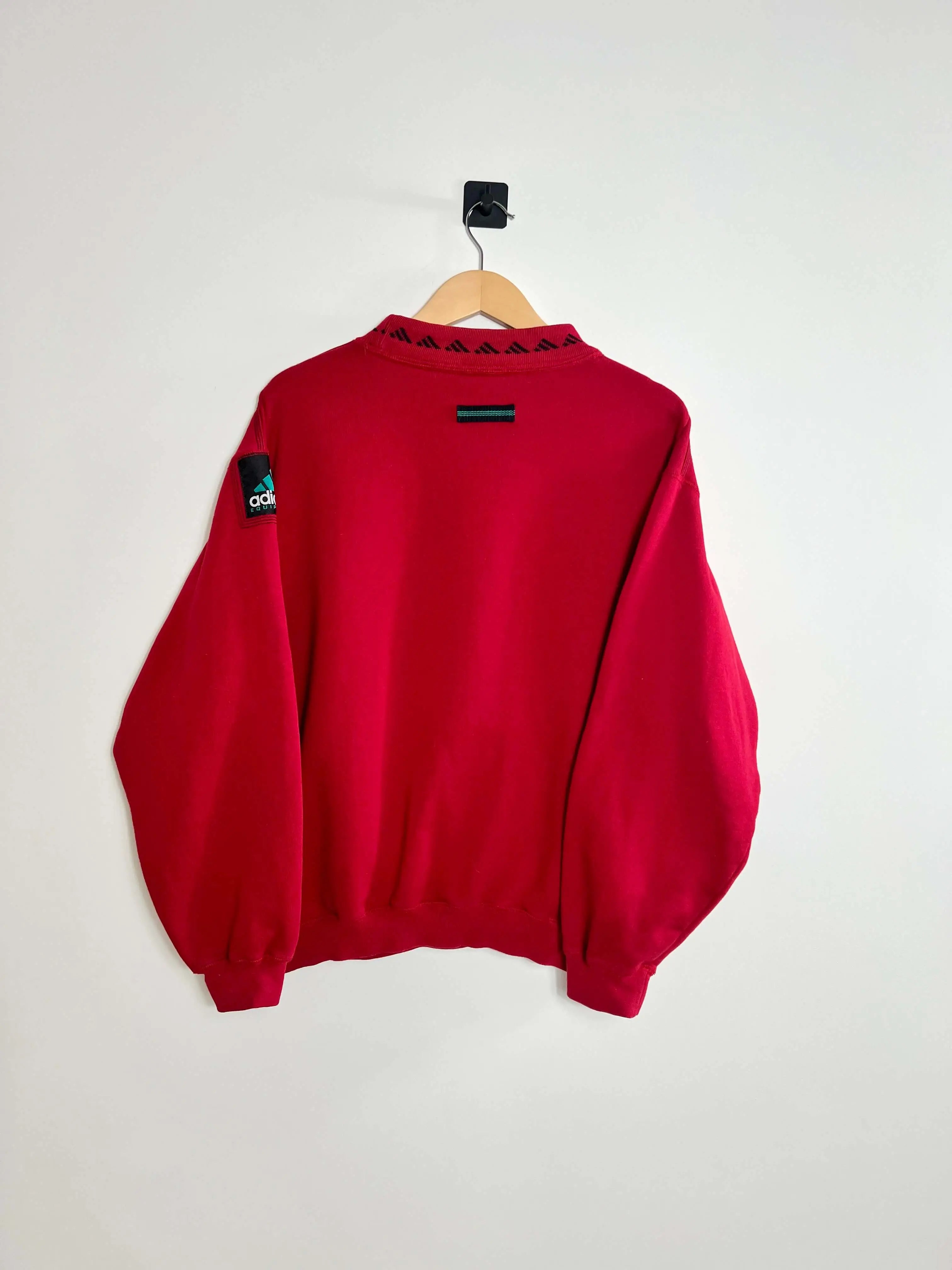 Adidas Equipment Vintage Sweatshirt Rouge vue de dos