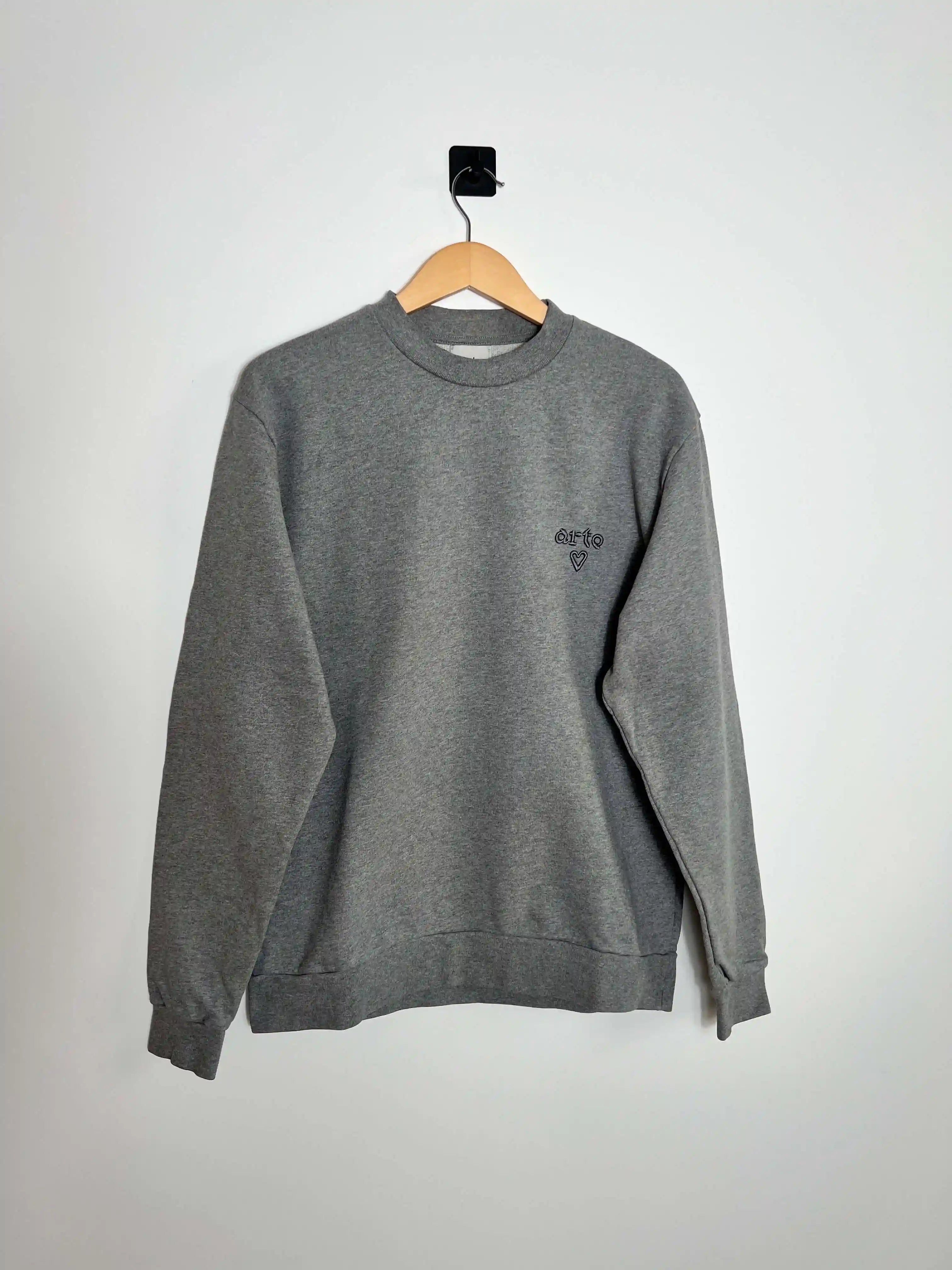 Arte Antwerp Crewneck Logo Brodé Gris (M)