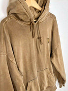 Hoodie Carhartt Vista Sweat Marron vue du logo carhartt