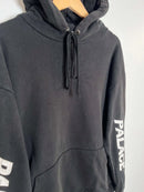 hoodie palace skateboard noir vue de coté