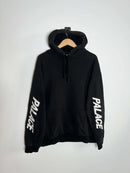 hoodie palace skateboard noir vue de face