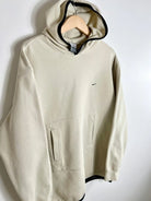 Vintage Nike Hoodie Cream 2000s side view