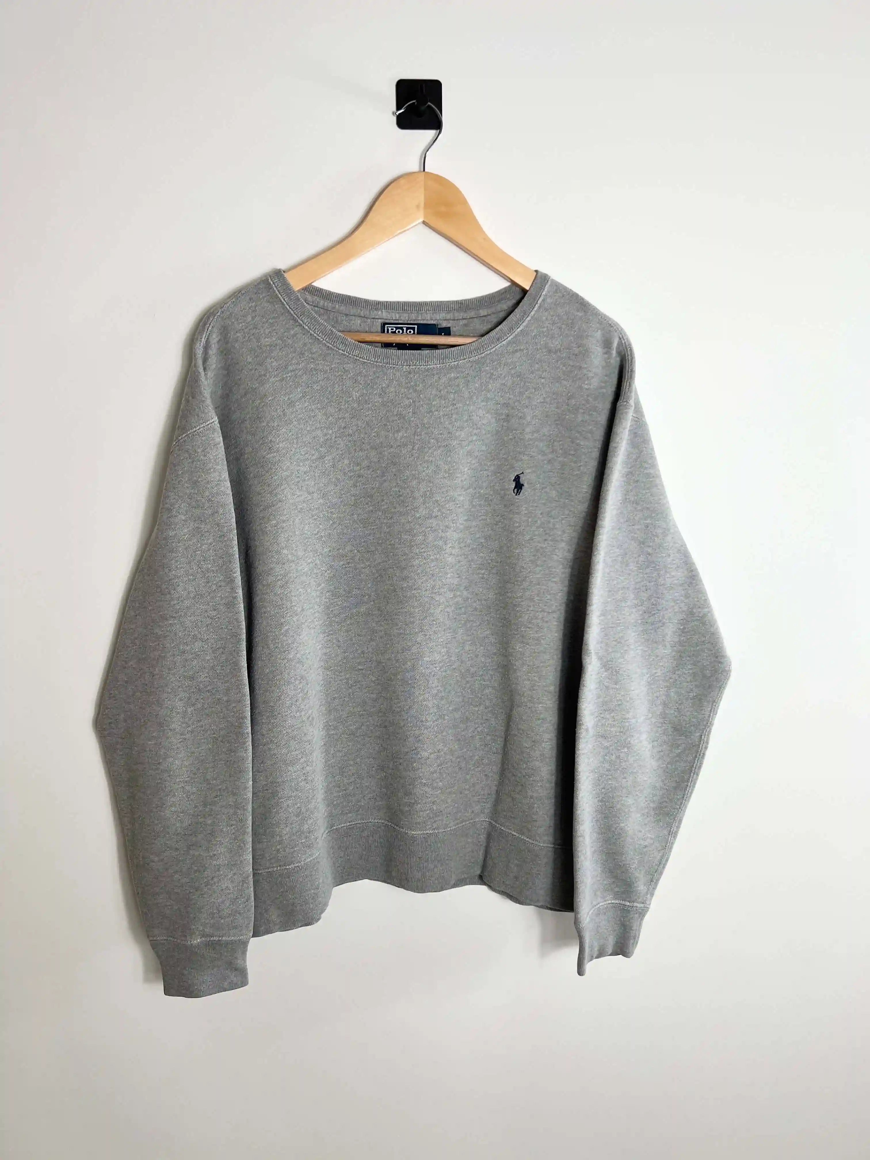 Pull Ralph Lauren Homme Vintage Gris (L)