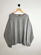 Pull Vintage Ralph Lauren Gris vue de face