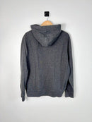 Ralph Lauren Zip Hoodie Gris Logo RL Rouge vue de dos