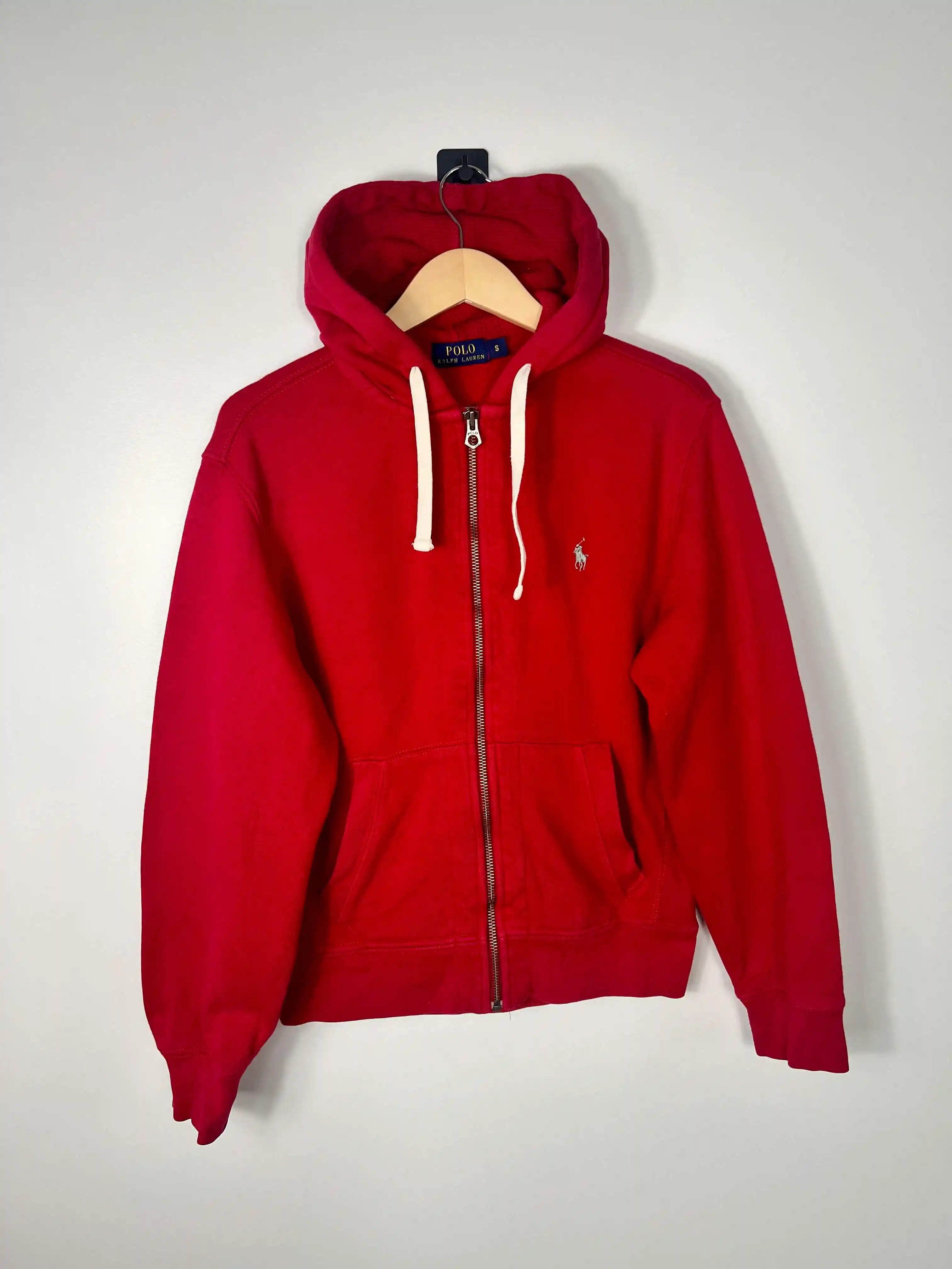 Ralph Lauren Zip Rouge Logo RL Gris (S)