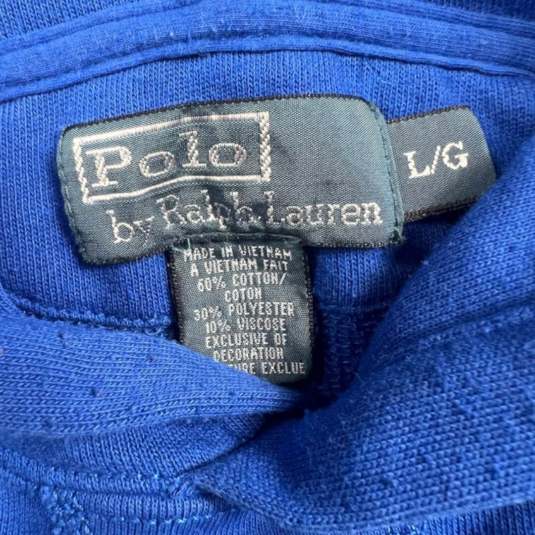 Ralph Lauren Sweatshirt à Capuche Bleu (L)