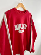 Nike Sweat Red 2000s nike logo vista