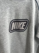 Sweat Nike Vintage 90s Oversize gris vue du logo