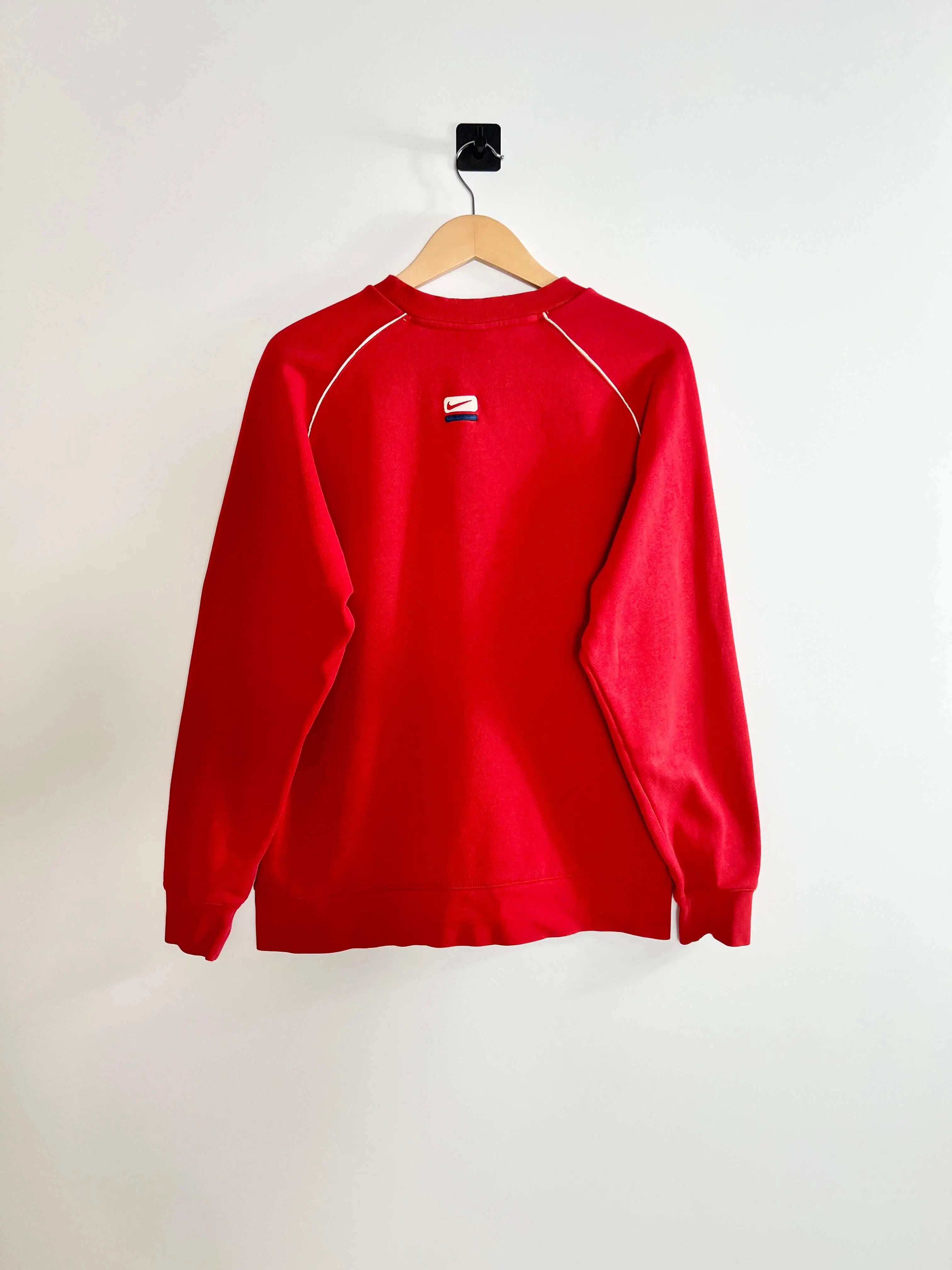 Sweatshirt Nike Vintage 2000 Rouge vue de dos