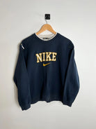 Sweat Nike Vintage 90s Bleu vue de face