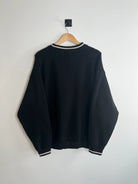 Sweat Nike Vintage 90s noir nike brode blanc vue de dos