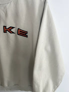 Sweat Nike Vintage 90s crème vue de manche