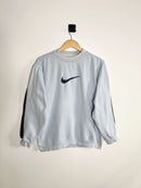 Sweat Nike Vintage Femme Bleu Clair vue de face