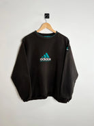 Sweatshirt Adidas Equipment Vintage 90s Noir vue de face