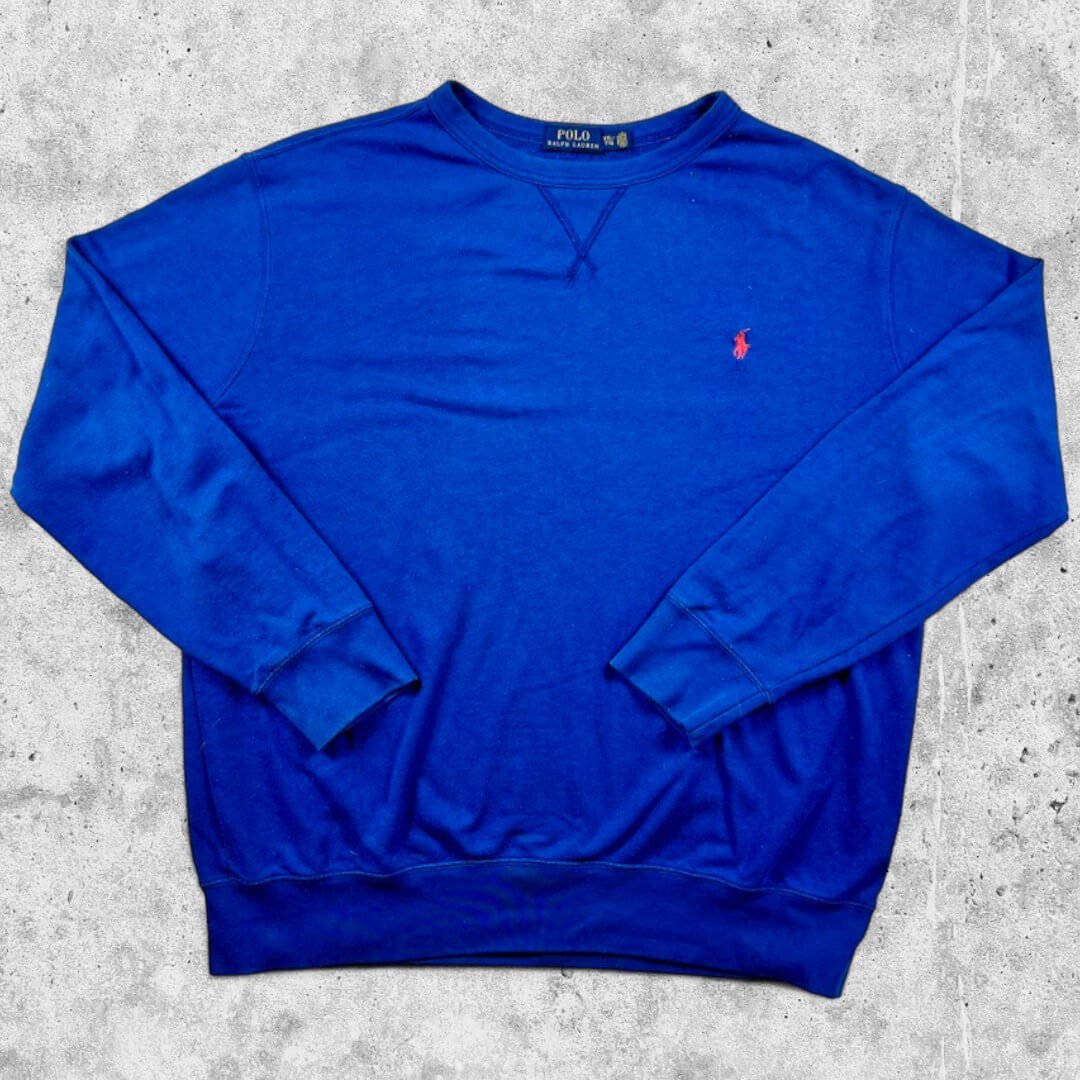 Ralph Lauren Sweatshirt Bleu (XL)