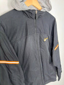 Vintage Nike Track Jacket 90s Noir vue du logo nike