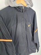 Vintage Nike Track Jacket 90s Noir vue du logo nike