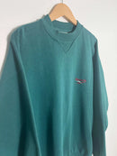 Reebok Vintage Sweatshirt Vert vue du logo reebok