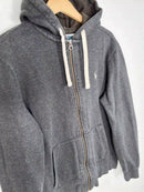 Zip Ralph Lauren Gris Logo Ralph Lauren Blanc vue du logo